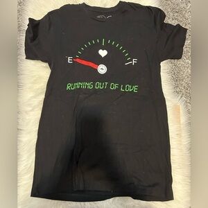 Black Running Out of Love T-Shirt